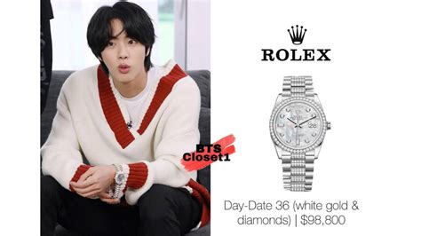 jin rolex|kim seok jin watches.